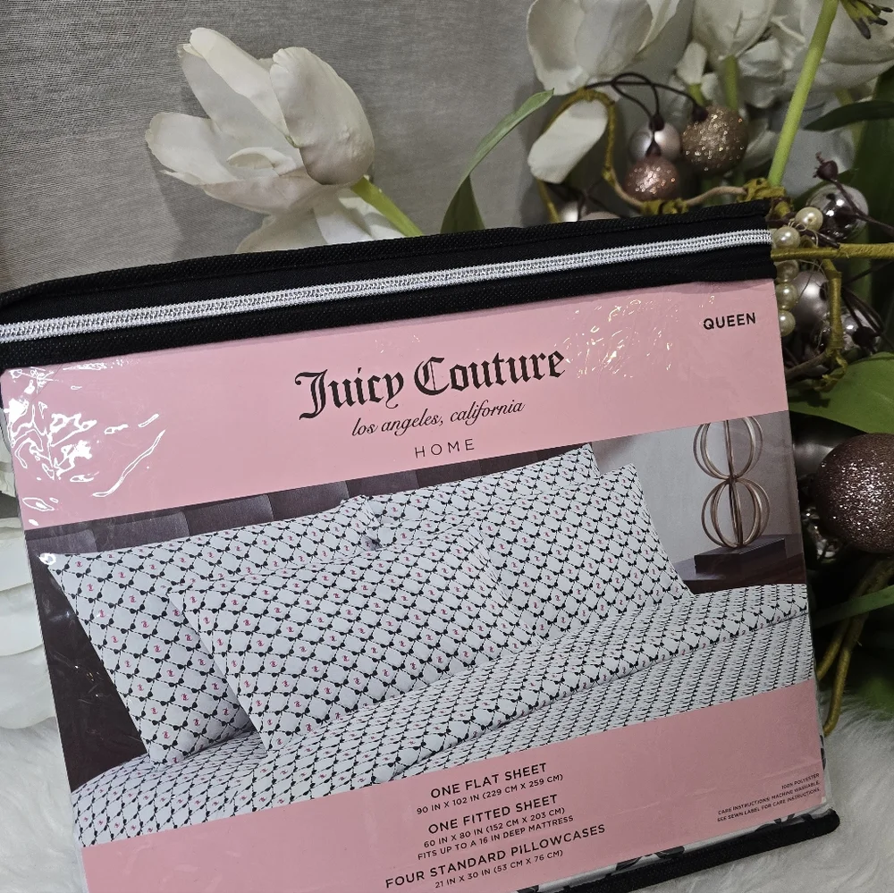 Juicy Couture Queen Bows bad sheet new